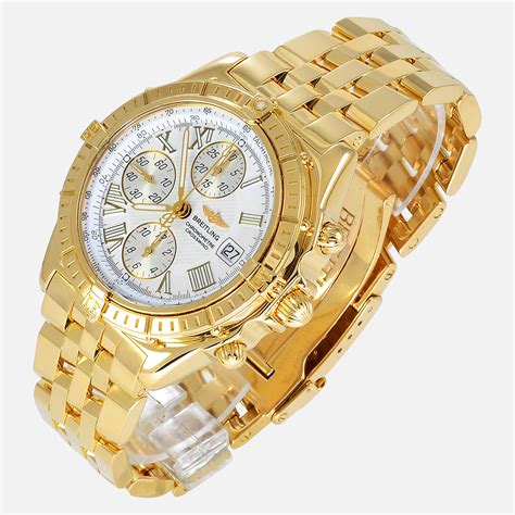 solid gold breitling|breitling watches goldsmiths.